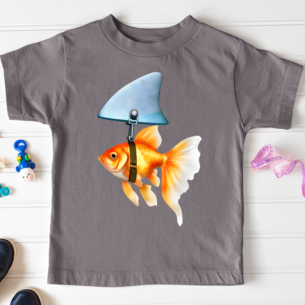 Viking Goods Goldfish Shark Fin Toddler Tee Storm / 2T