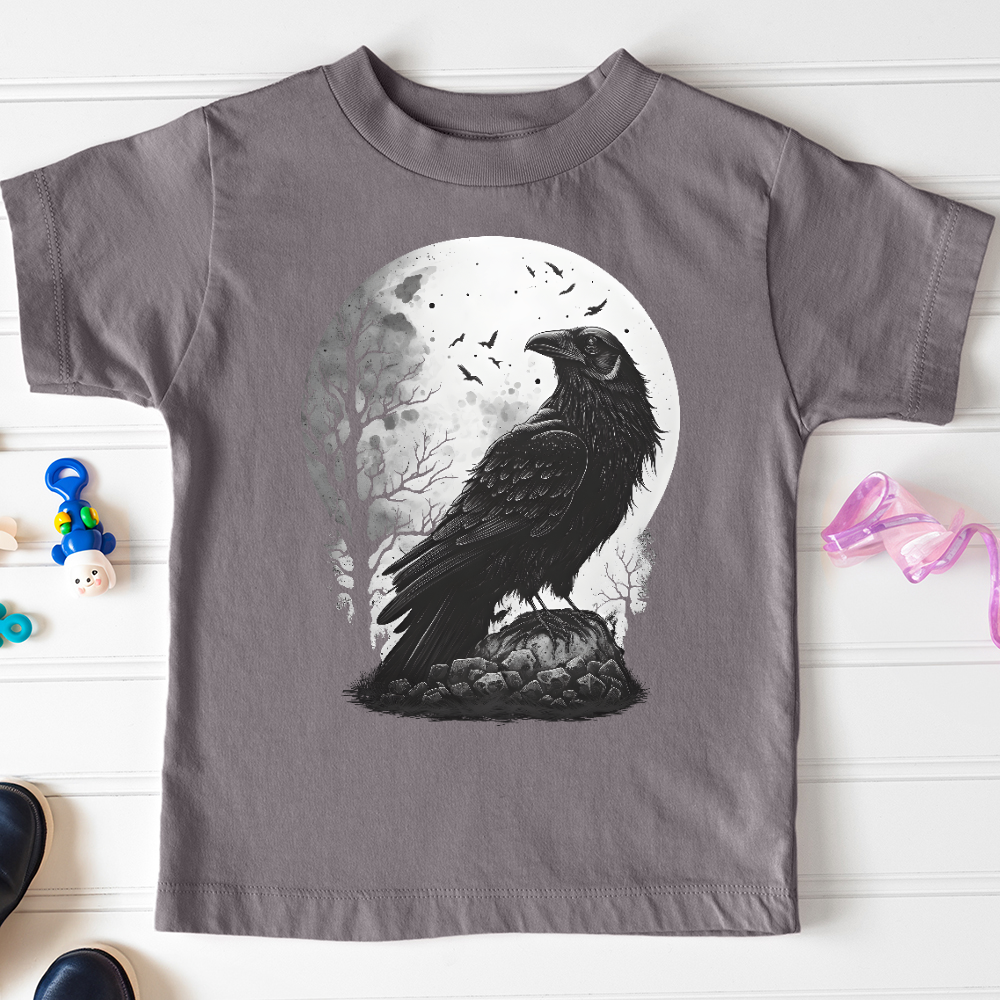 Viking Goods Midnight Raven Perch Toddler Tee Storm / 2T