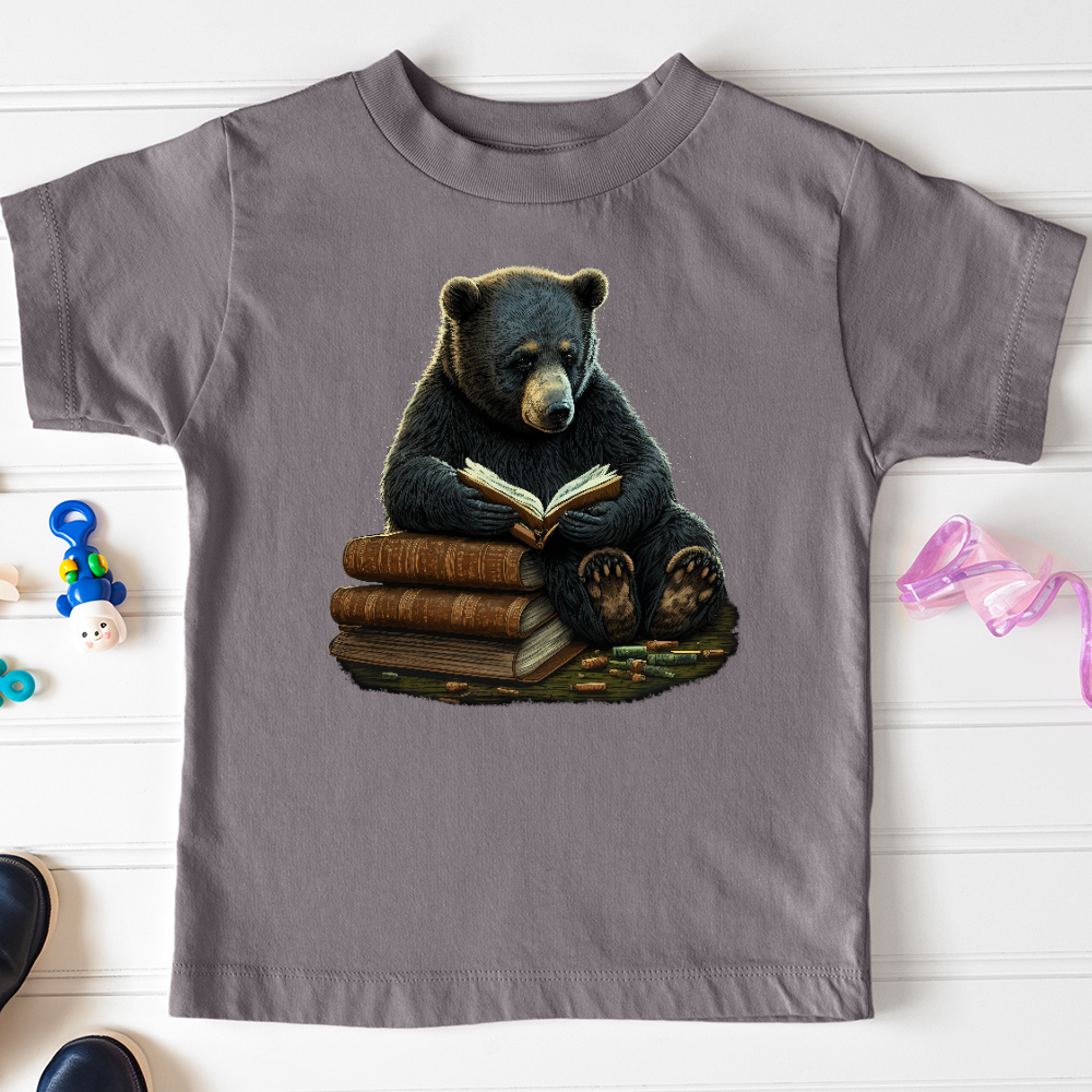 Viking Goods Studious Bear Toddler Tee Storm / 2T