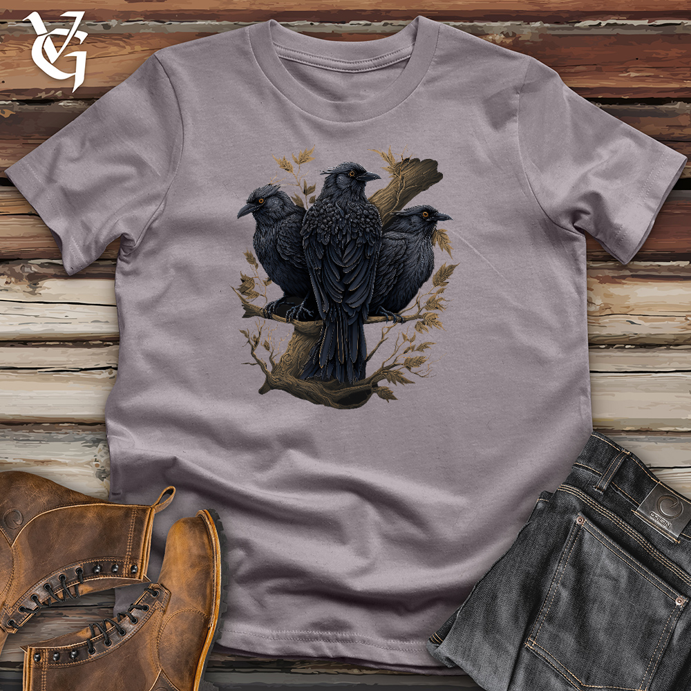 Viking Goods 3 Ravens Cotton Tee Storm / L