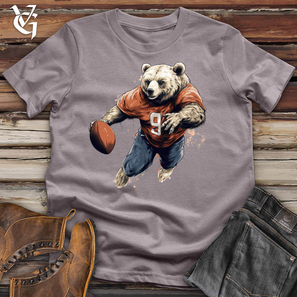 Viking Goods Bear Quarterback Cotton Tee Storm / L