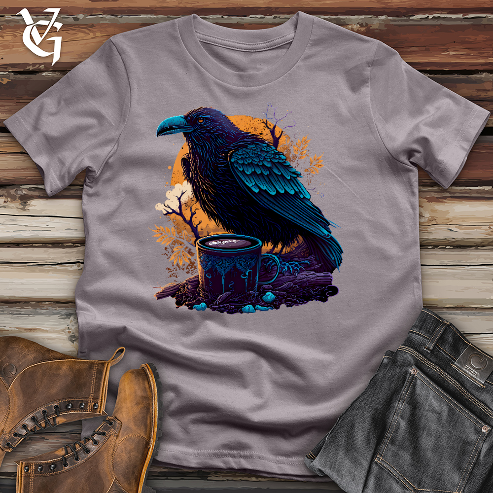 Viking Goods Black Raven Coffee Cotton Tee Storm / L