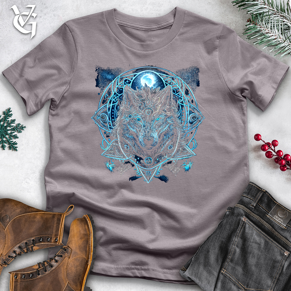 Viking Goods Celtic Fenrir Wolf Cotton Tee Storm / L