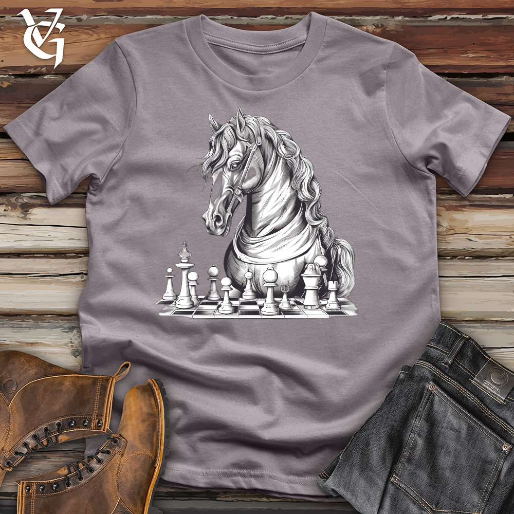 Viking Goods Chess Knight Cotton Tee Storm / L