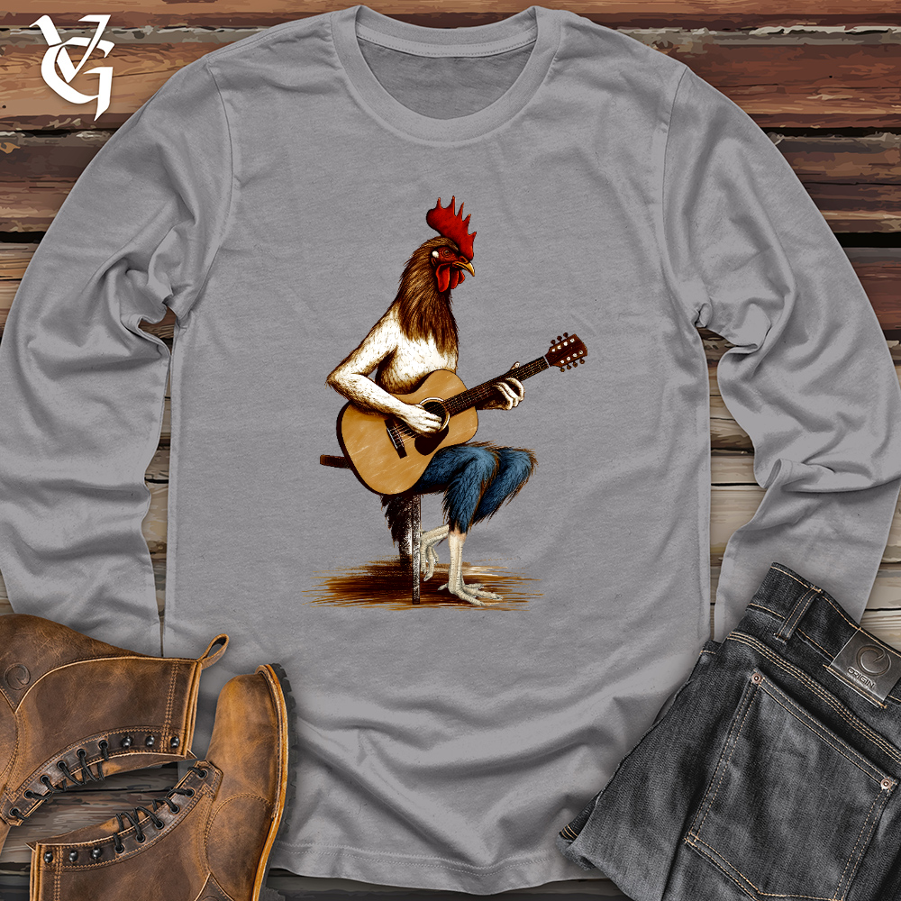 Viking Goods Chicken Guitarist Long Sleeve Storm / L