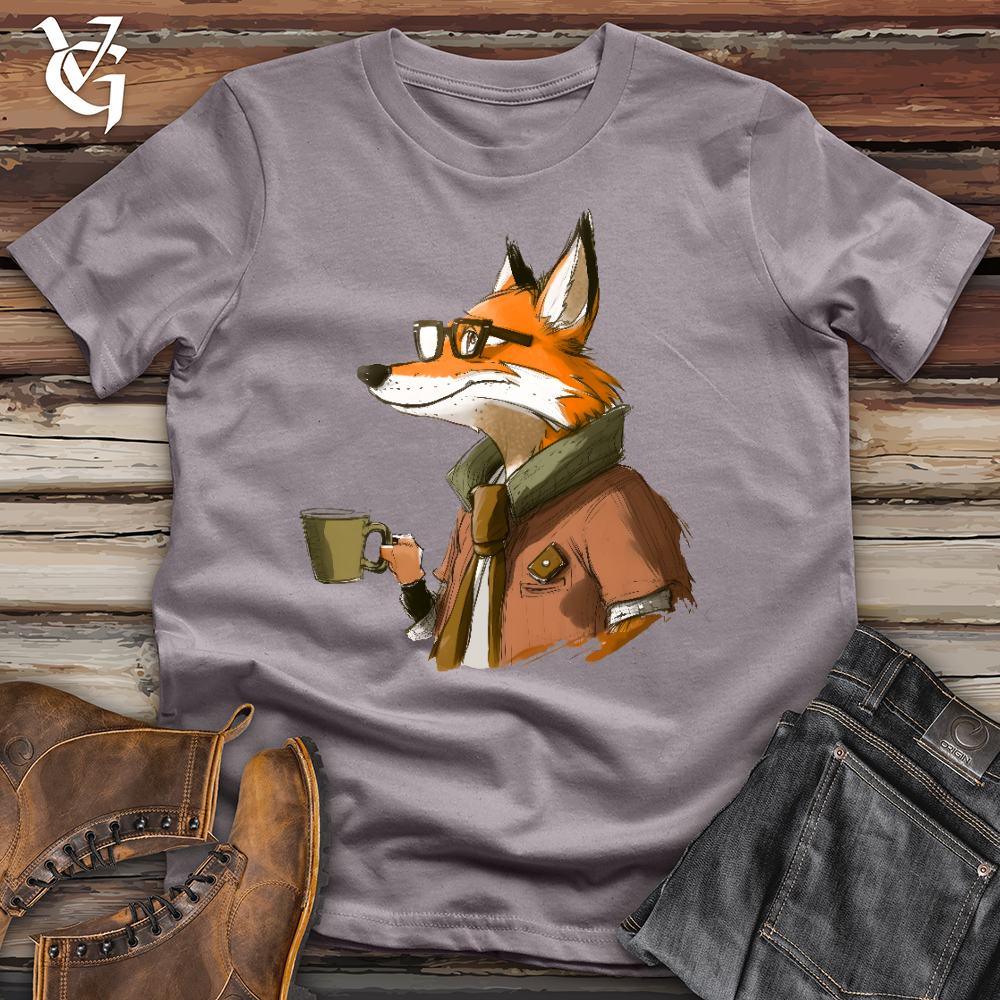 Viking Goods Corporate Fox Cotton Tee Storm / L