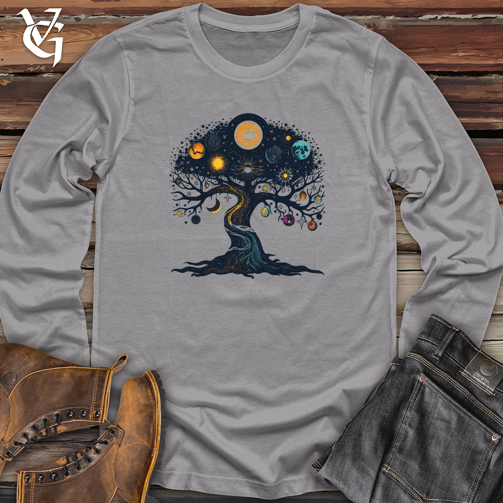 Viking Goods Cosmic Tree Universe Long Sleeve Ash / L