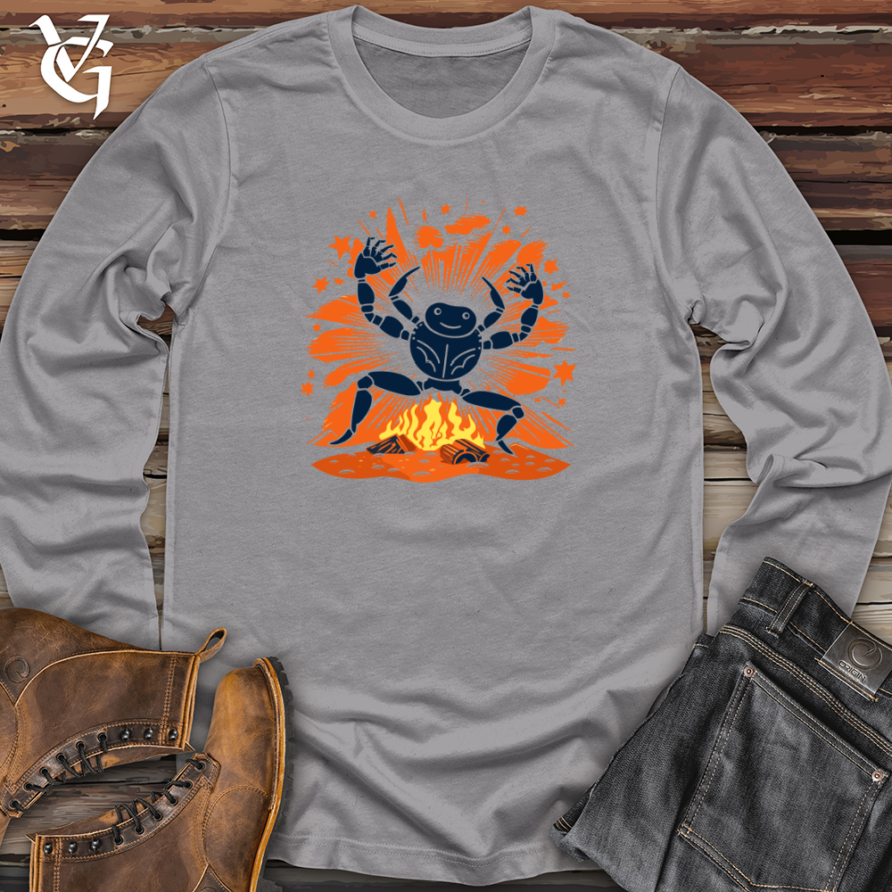 Viking Goods Crab Campfire Jamboree Long Sleeve Ash / L