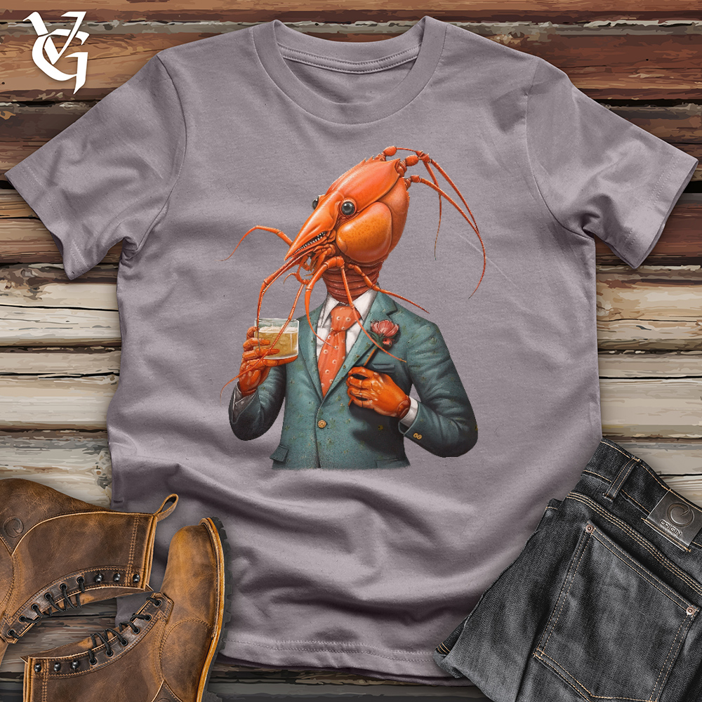 Viking Goods Dapper Shrimp Cotton Tee Storm / L