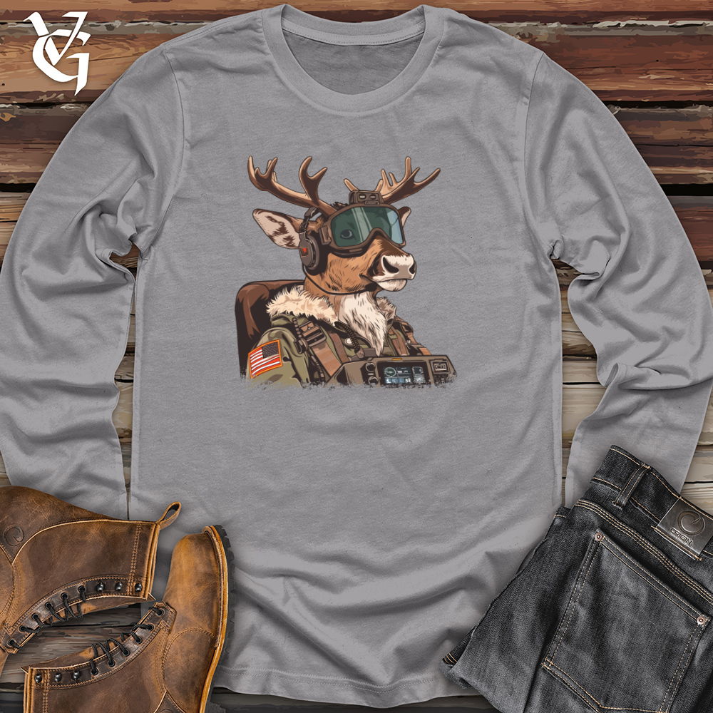 Viking Goods Deer Pilot Gear up Long Sleeve Ash / L