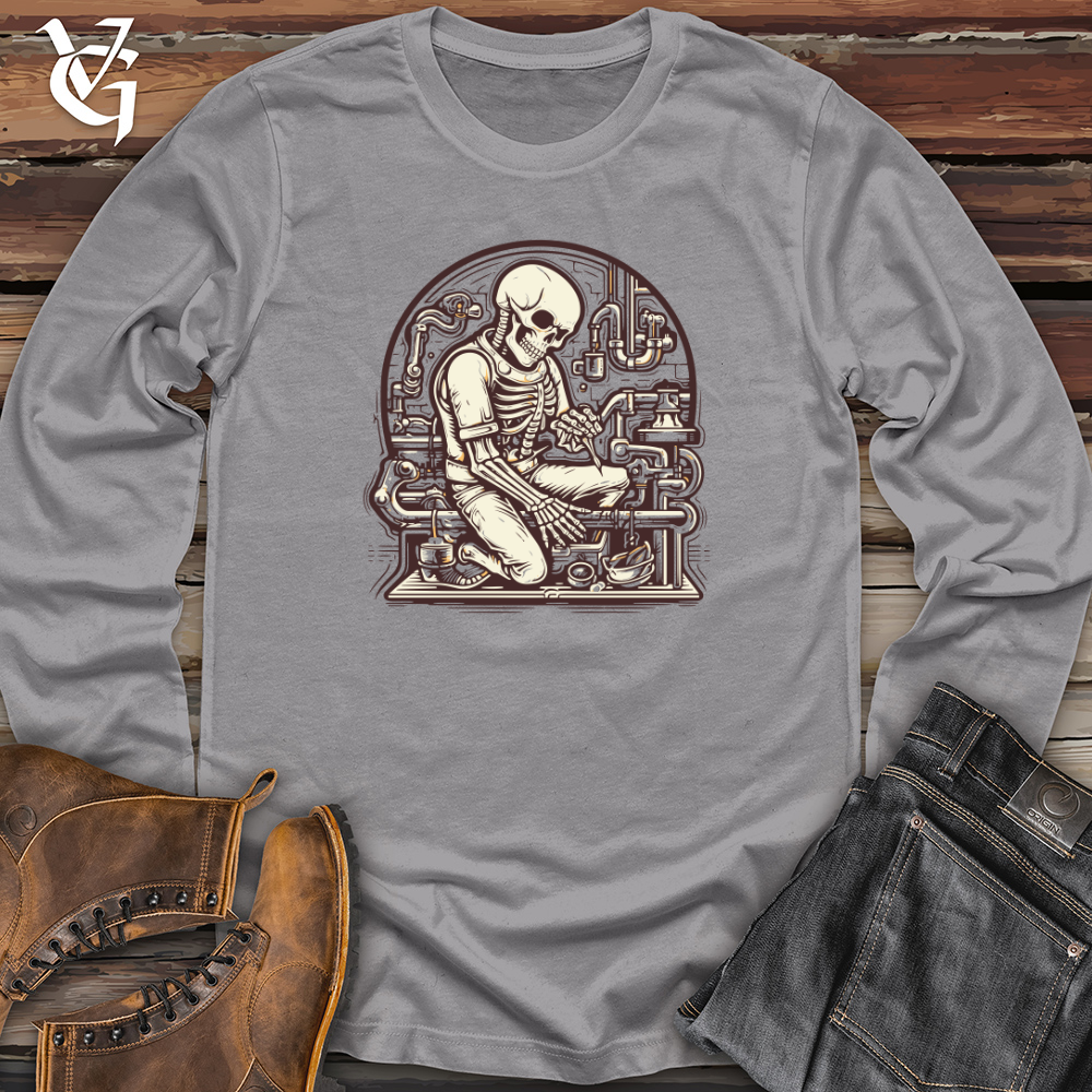 Viking Goods Diligent Orange Plumber Long Sleeve Storm / L