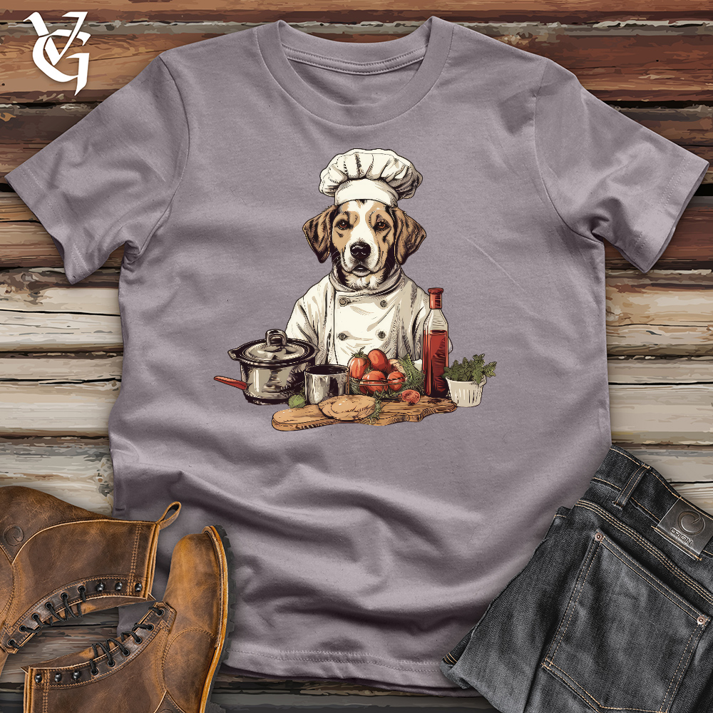 Viking Goods Doggy Chef Cotton Tee Storm / L