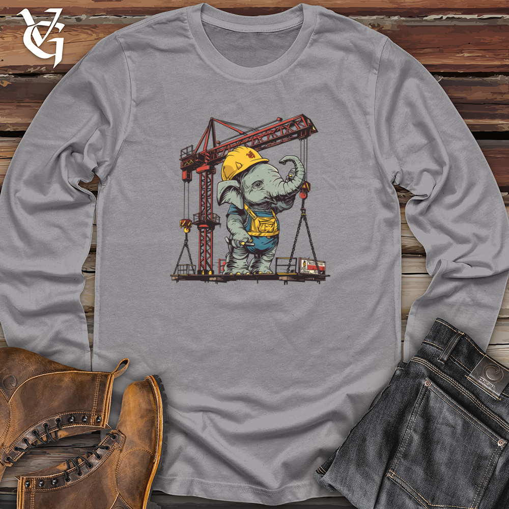 Viking Goods Elephant Construction Crew Long Sleeve Storm / L
