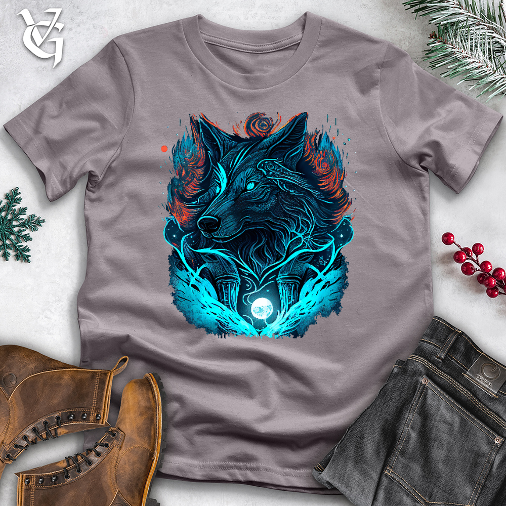Viking Goods Fenrir Wolf Cotton Tee Storm / L