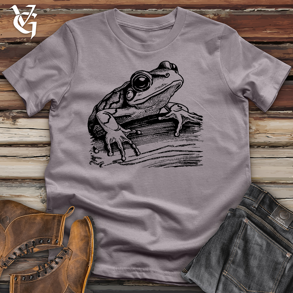 Viking Goods Frog Perch Cotton Tee Storm / L