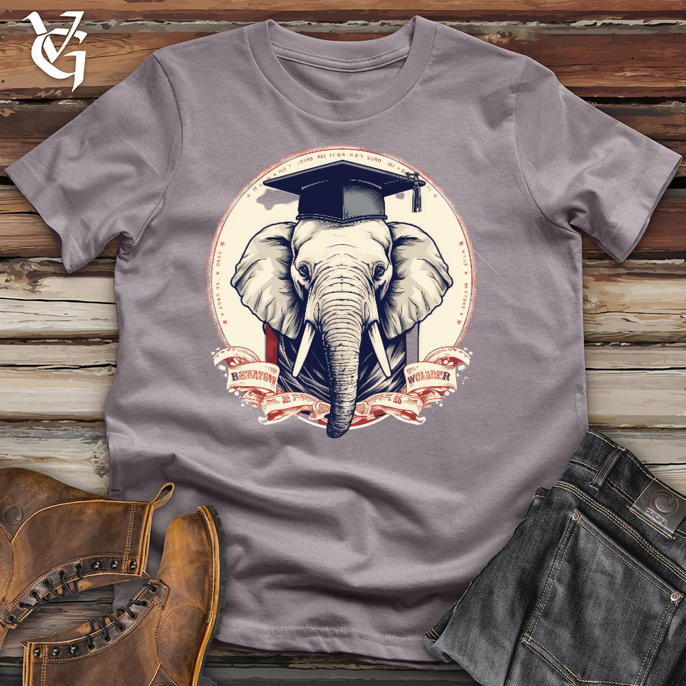 Viking Goods Graduating Elephant Cotton Tee Storm / L