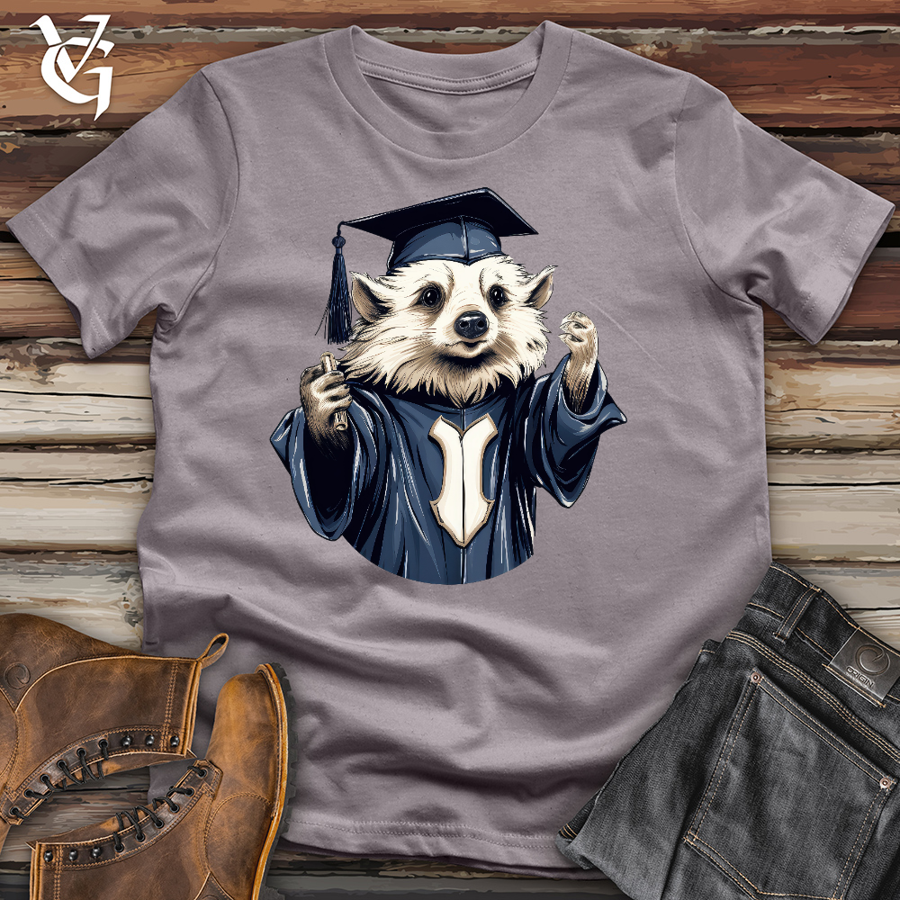 Viking Goods Graduating Hedgehog Cotton Tee Storm / L