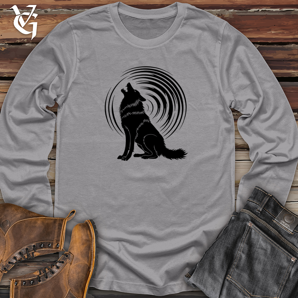 Viking Goods Howling Wolf Resonance Long Sleeve Storm / L
