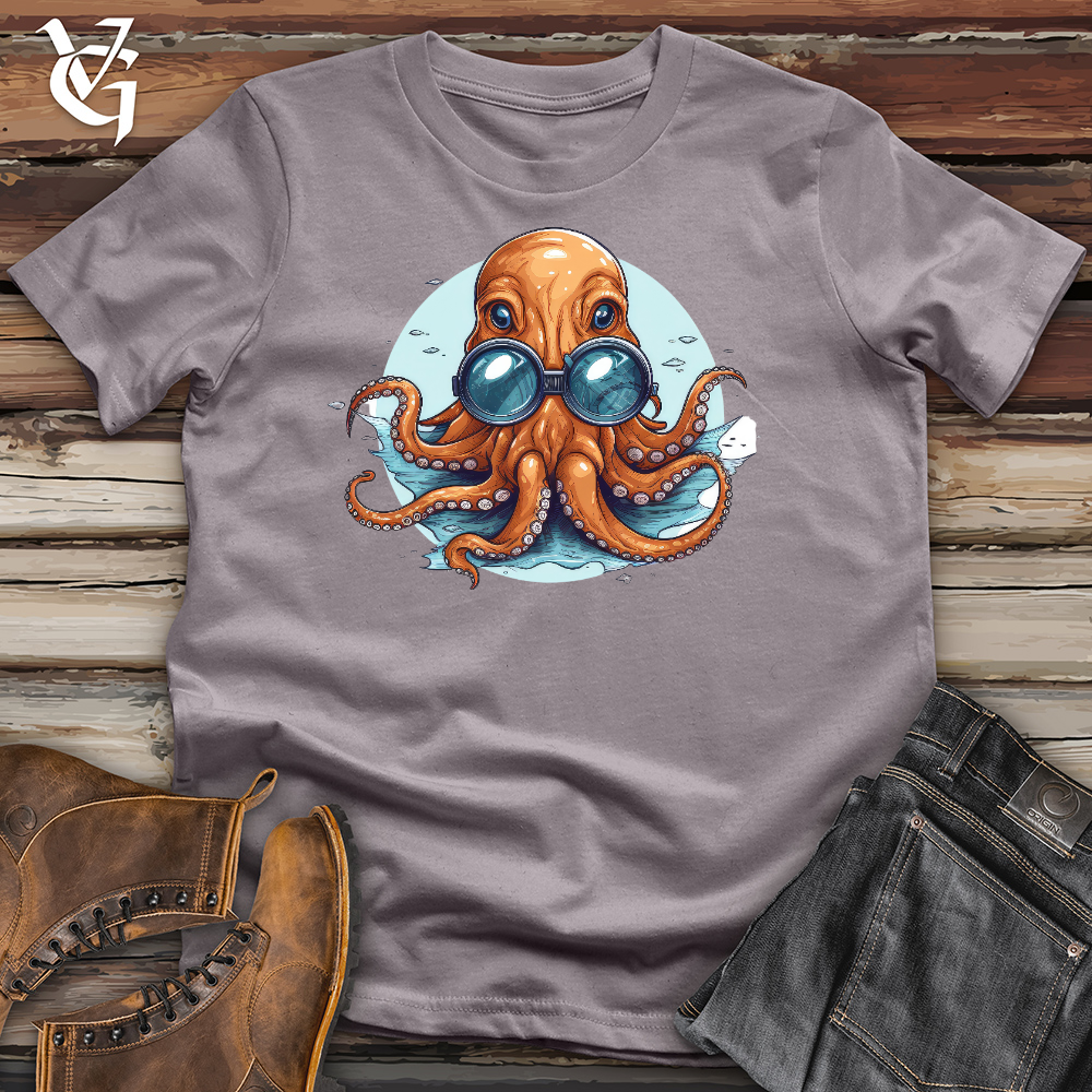 Viking Goods Inspector Octopus Cotton Tee Storm / L