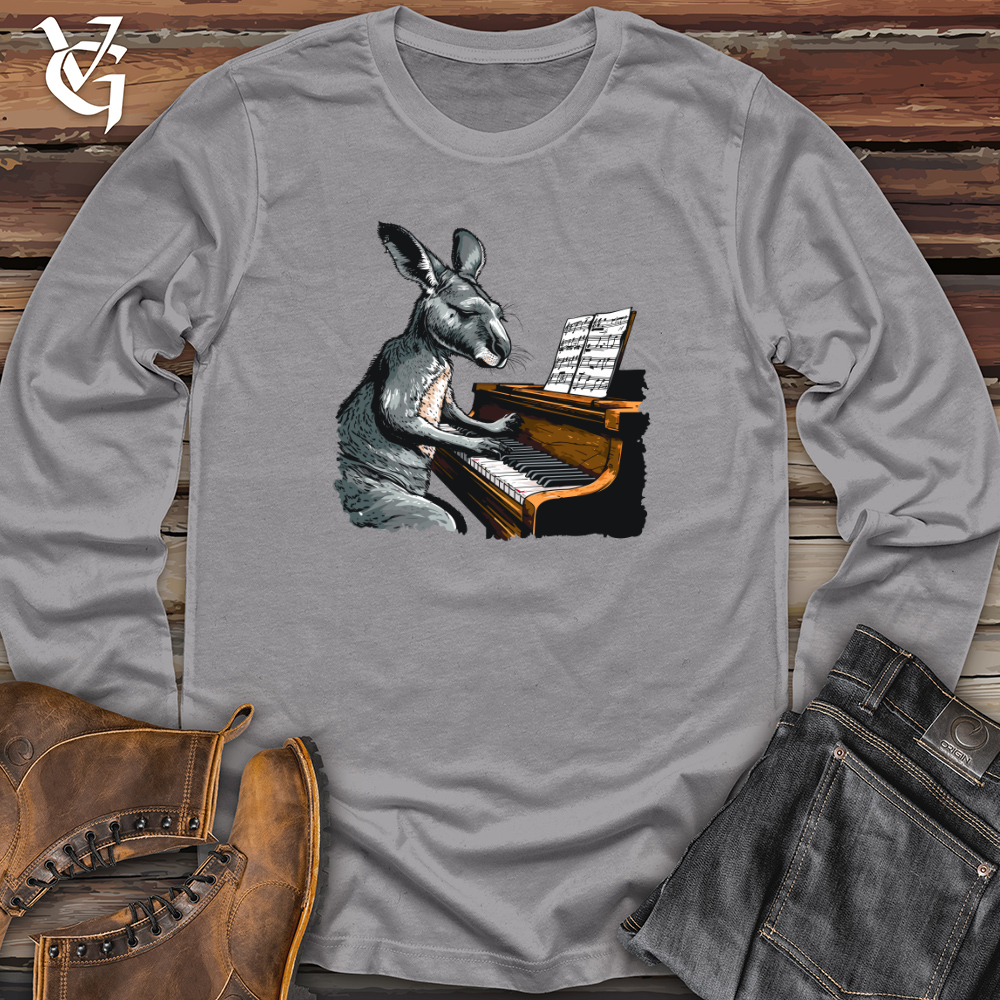 Viking Goods Kangaroo Piano Concert Long Sleeve Ash / L