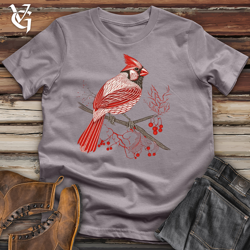 Viking Goods Lacy Cardinal Cotton Tee Storm / L