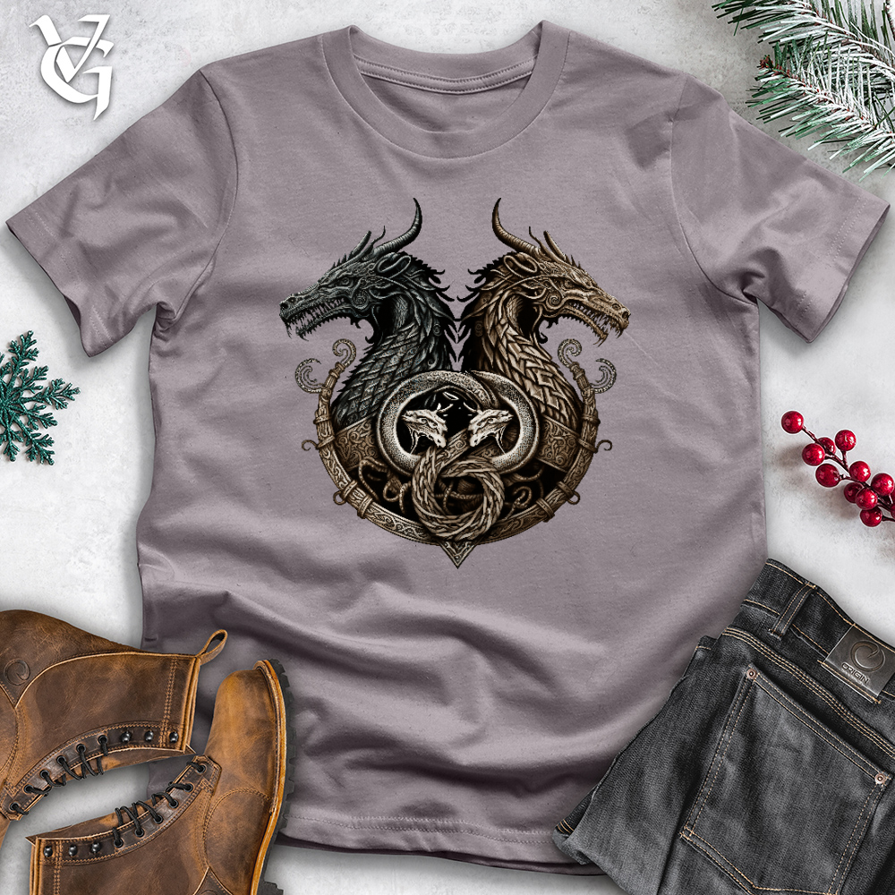 Viking Goods Lookalike Dragons Cotton Tee Storm / L