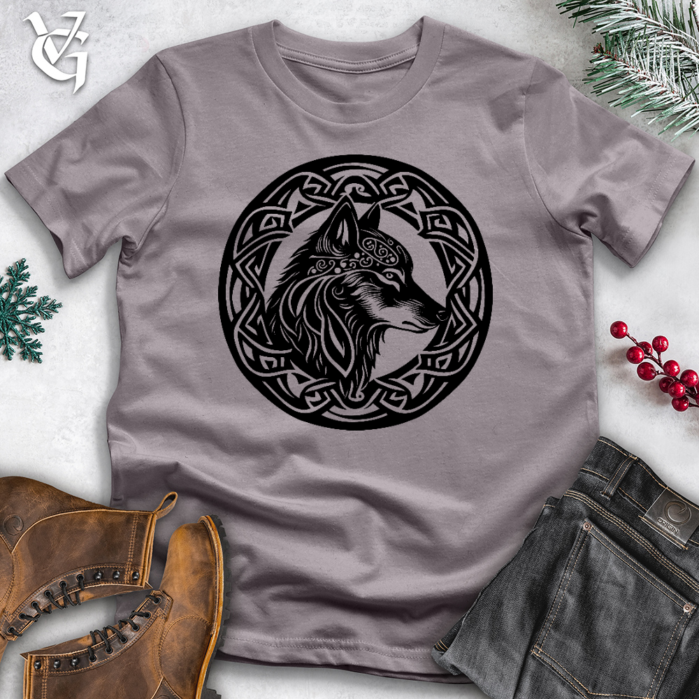 Viking Goods Majestic Wolf Cotton Tee Storm / L