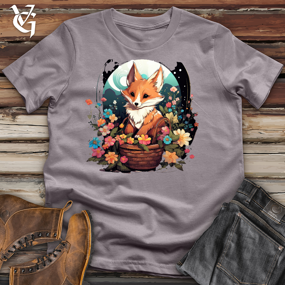 Viking Goods Mischevious Fox Cotton Tee Storm / L