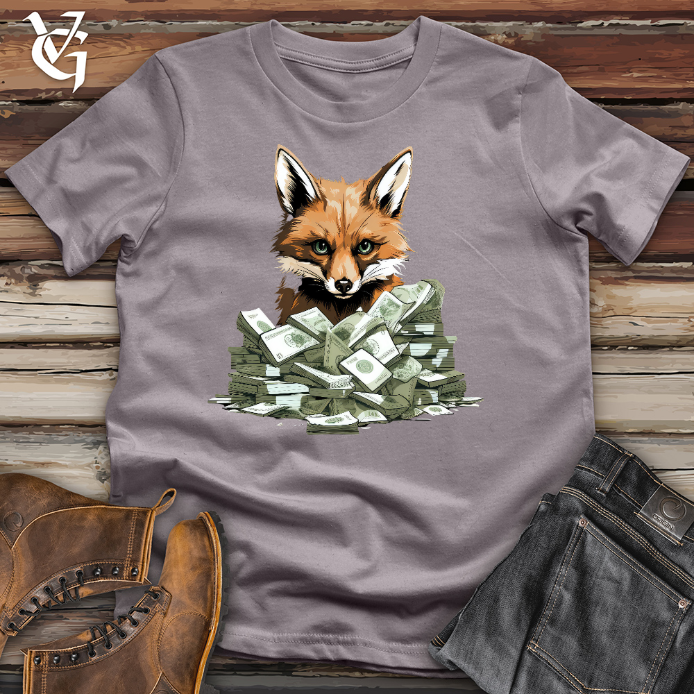 Viking Goods Mischievous Fox Thief Cotton Tee Storm / L