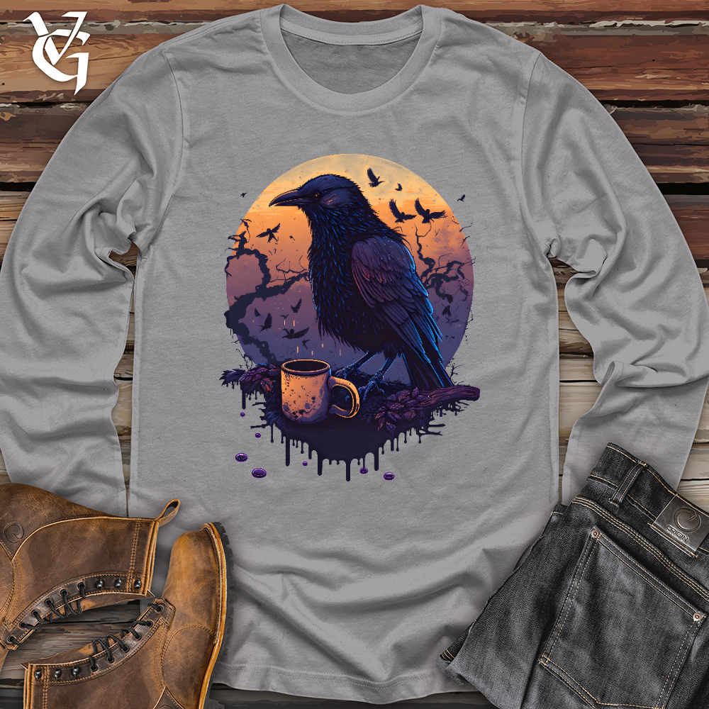 Viking Goods Morning Raven Brew Long Sleeve Storm / L