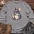 Viking Goods Mouse Bookworm Scholar Long Sleeve Ash / L