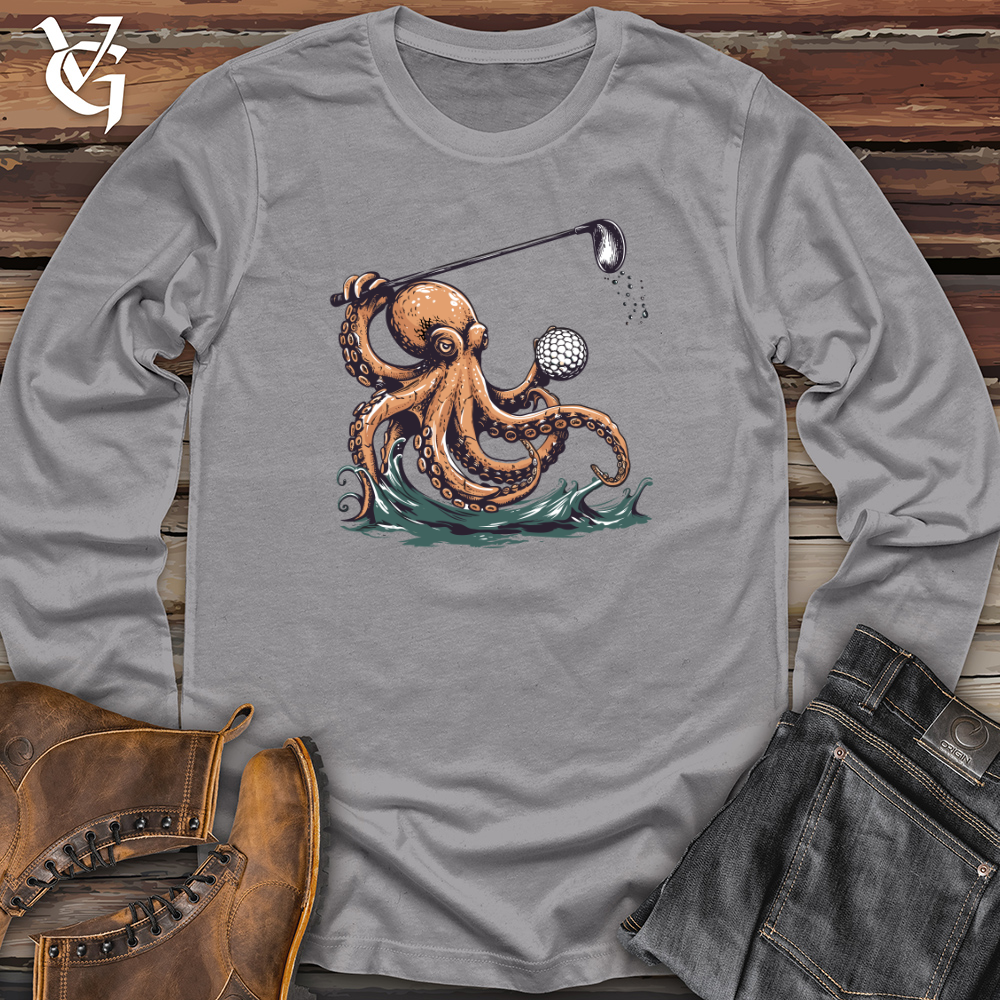 Viking Goods Octopus Golf Swing Long Sleeve Ash / L