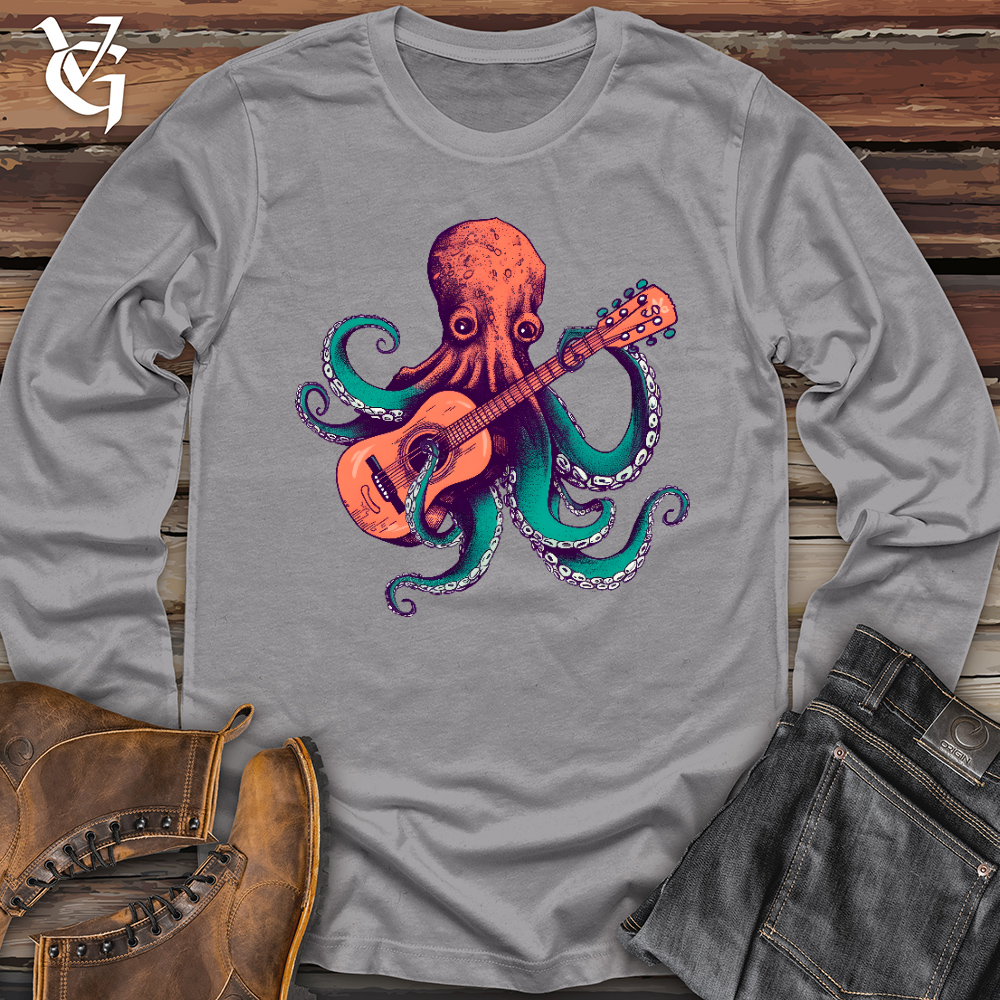 Viking Goods Octopus Guitarist Long Sleeve Tee Storm / L