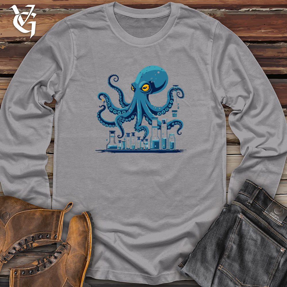 Viking Goods Octopus Lab Experiment Long Sleeve Storm / L