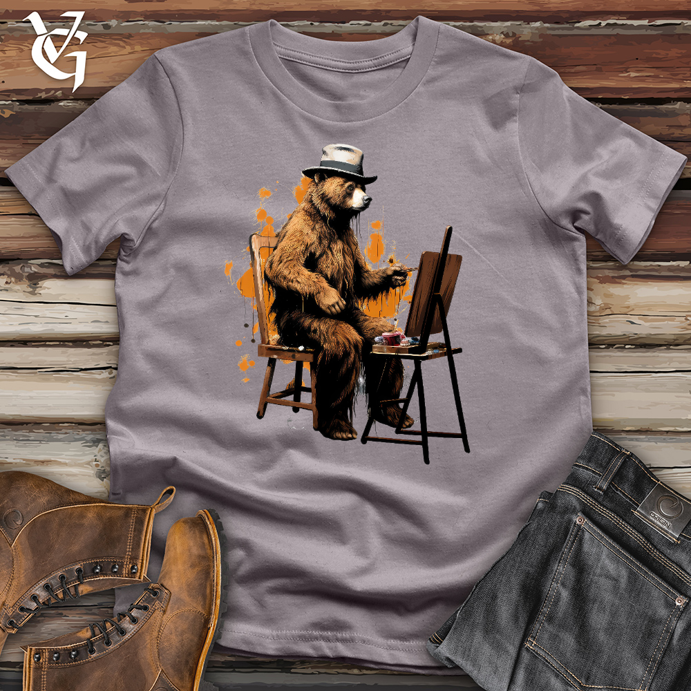 Viking Goods Painting Bear Cotton Tee Storm / L