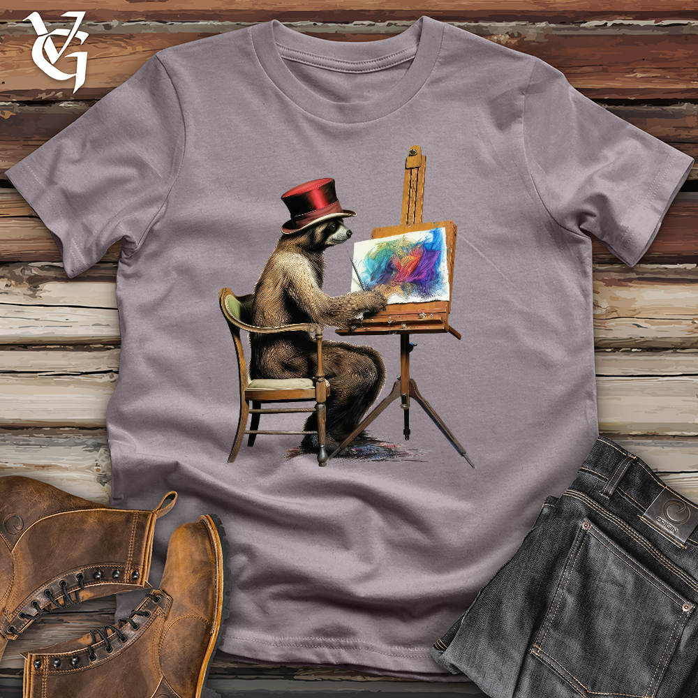 Viking Goods Painting Sloth Cotton Tee Storm / L