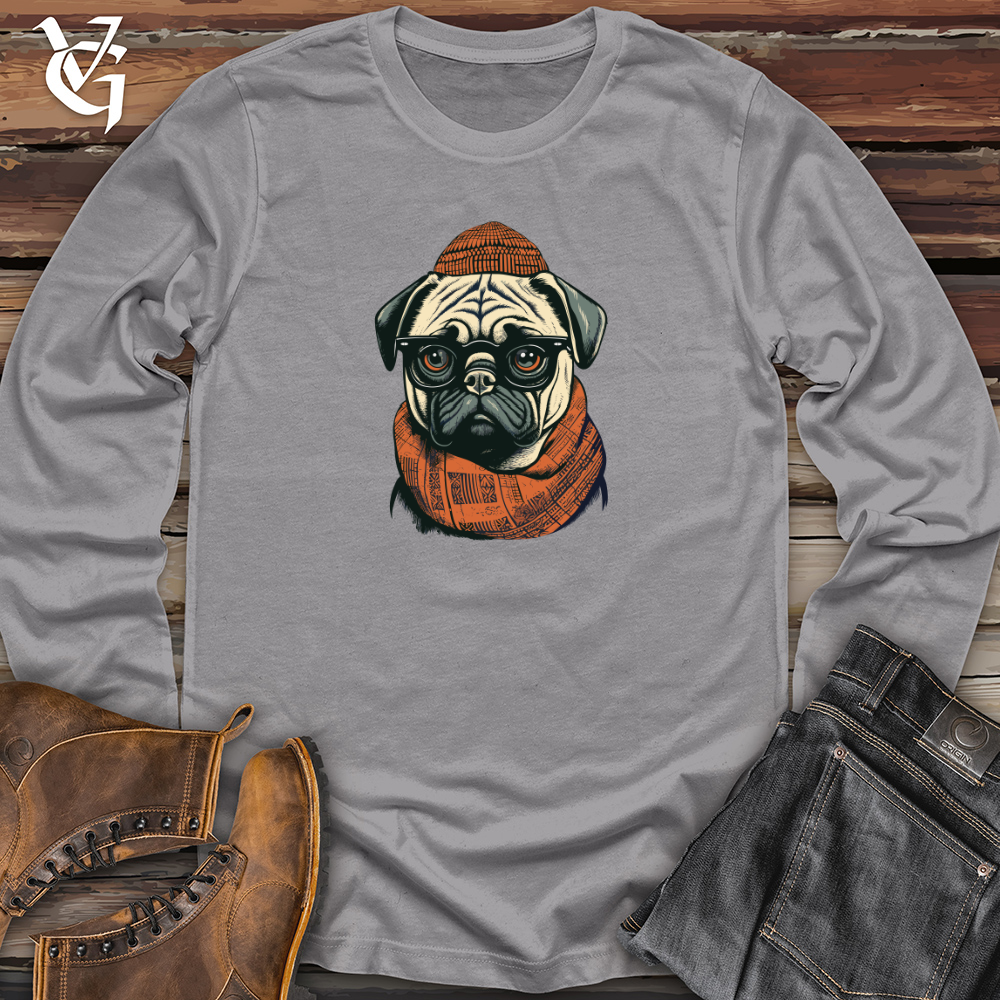 Viking Goods Pug Cozy Scholar Long Sleeve Ash / L