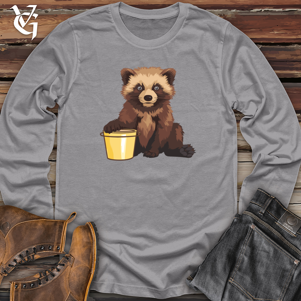 Viking Goods Raccoon Bucket Pal Long Sleeve Ash / L