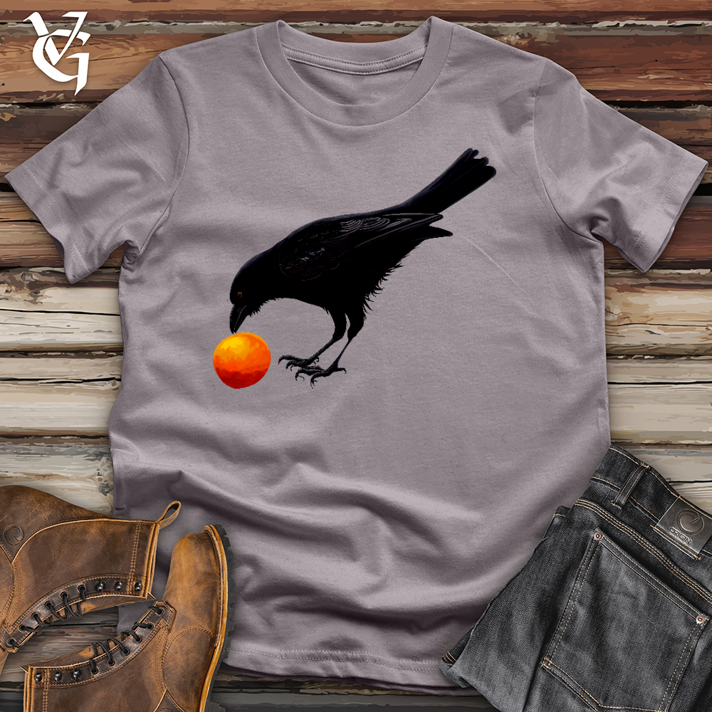 Viking Goods Raven Rolling Orange Cotton Tee Storm / L