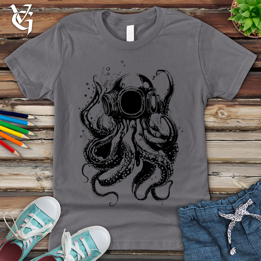 Viking Goods Scuba Octopus Youth Tee Storm / L