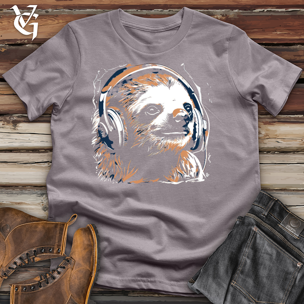 Viking Goods Sloth Studio Chillin Cotton Tee Storm / L