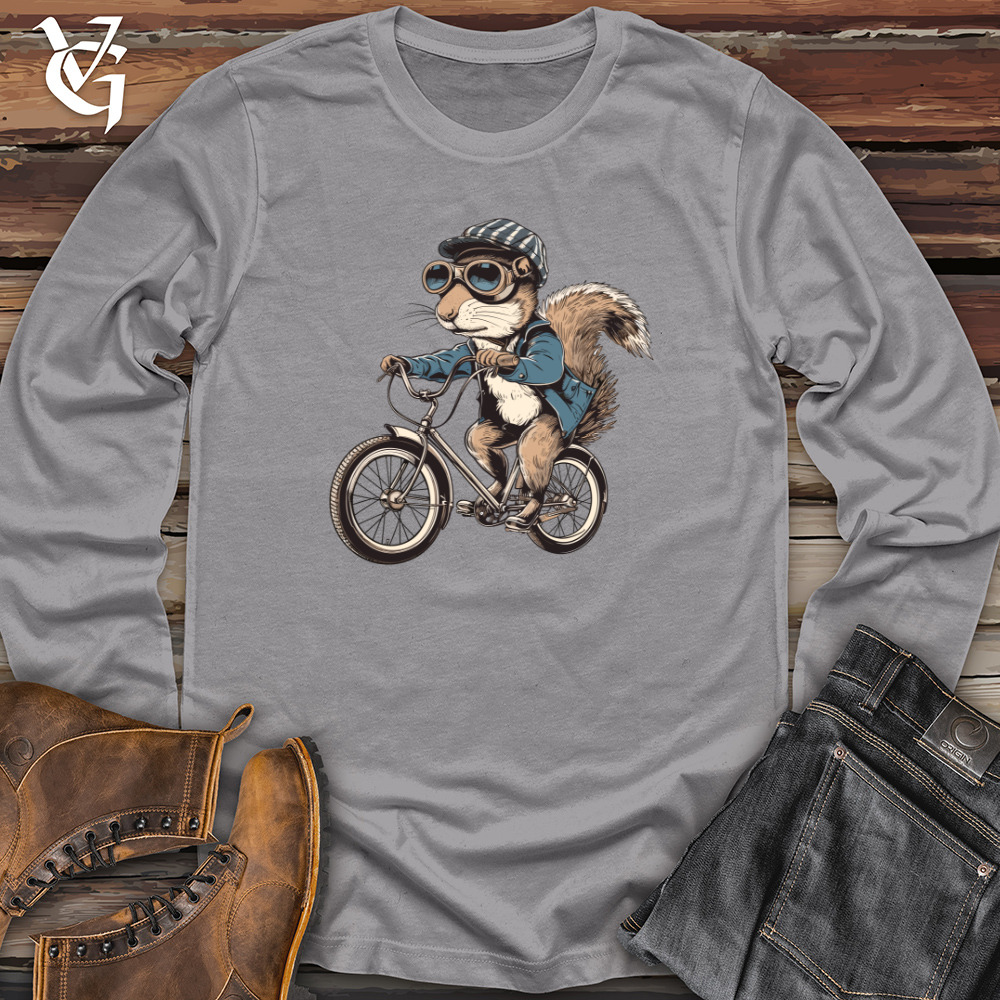 Viking Goods Squirrel Cyclist Voyage Long Sleeve Ash / L