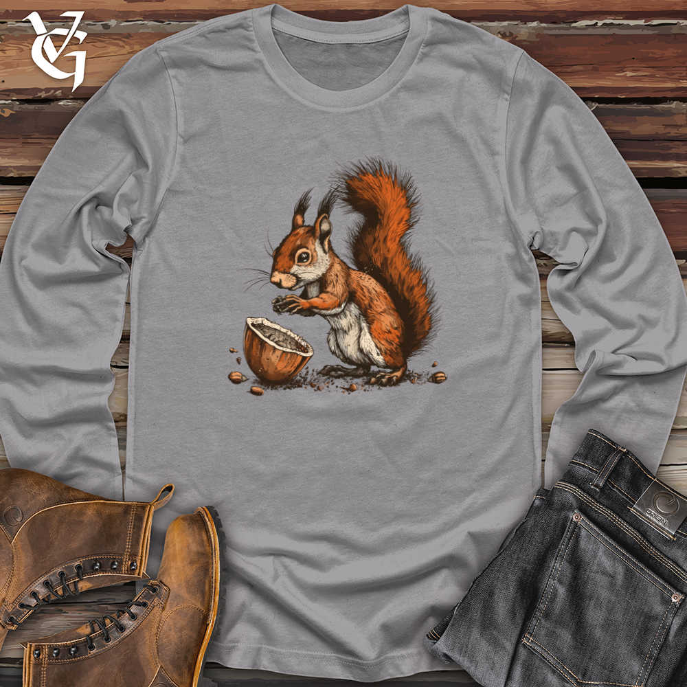 Viking Goods Squirrel Nut Feast Long Sleeve Ash / L