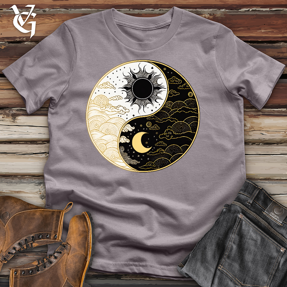 Viking Goods Sun And Moon Yin Yang Cotton Tee Storm / L