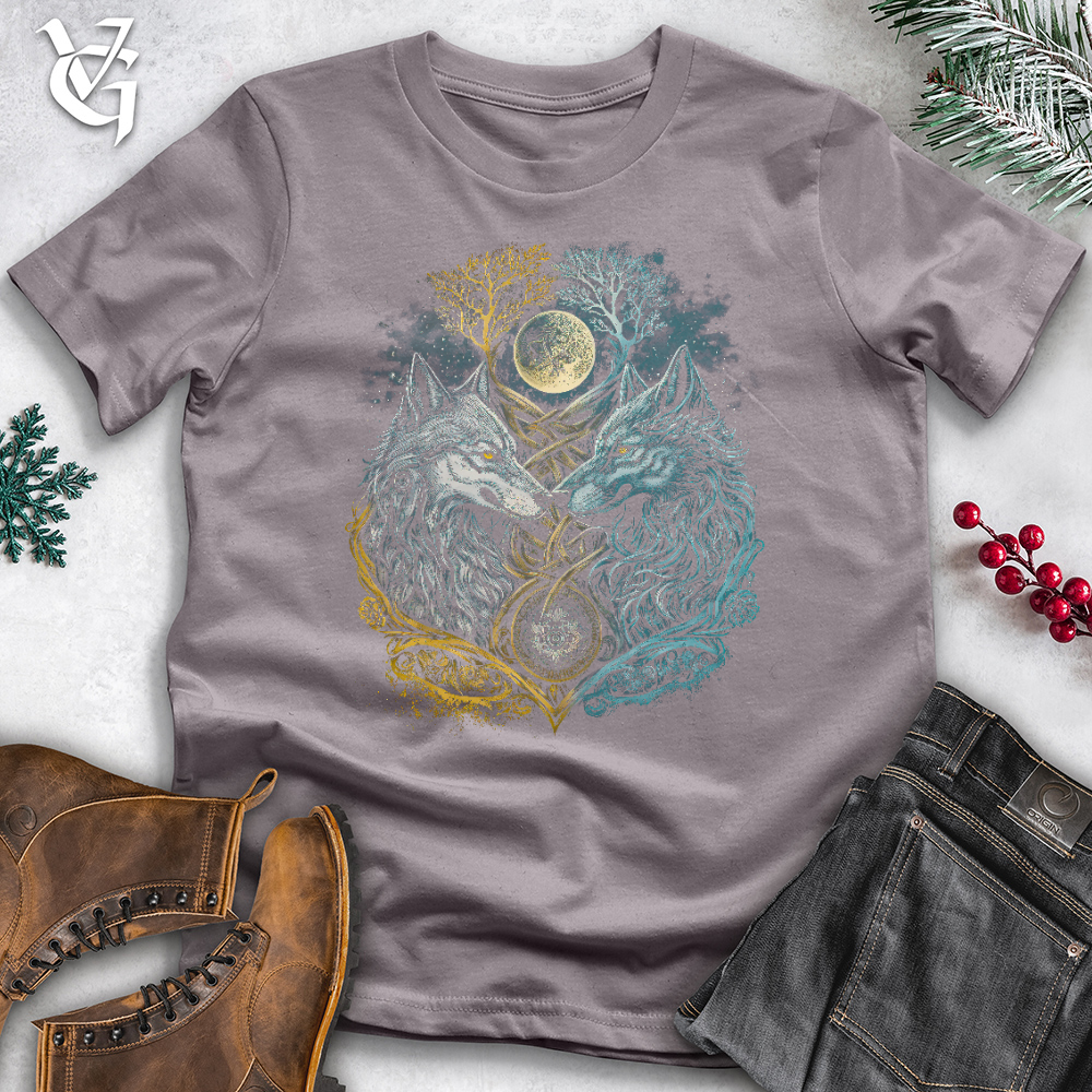 Viking Goods Two Wolf Cotton Tee Storm / L
