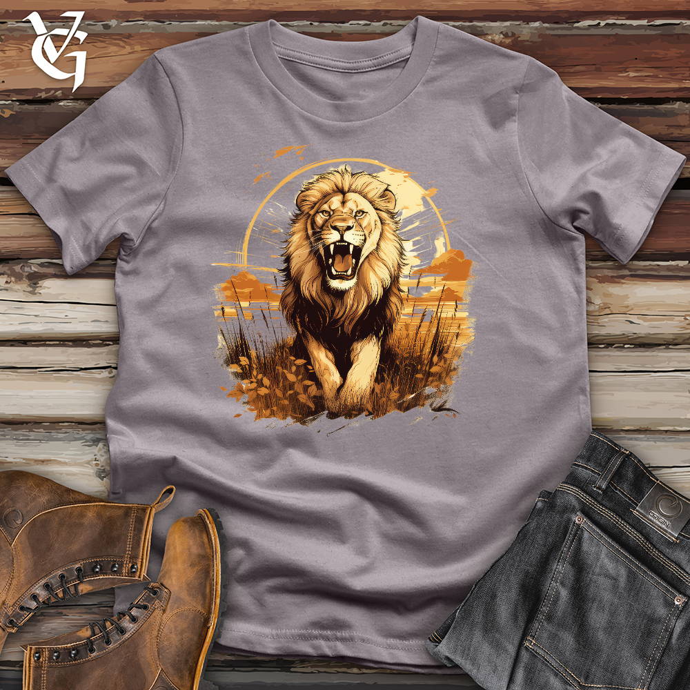 Viking Goods Untamable Lion Cotton Tee Storm / L