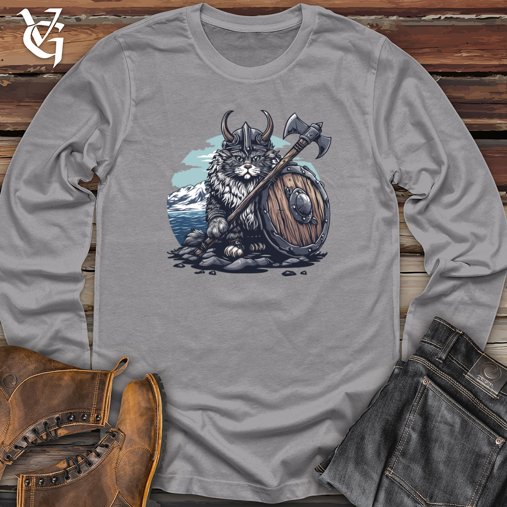 Viking Goods Viking Cat Warrior Long Sleeve Storm / L