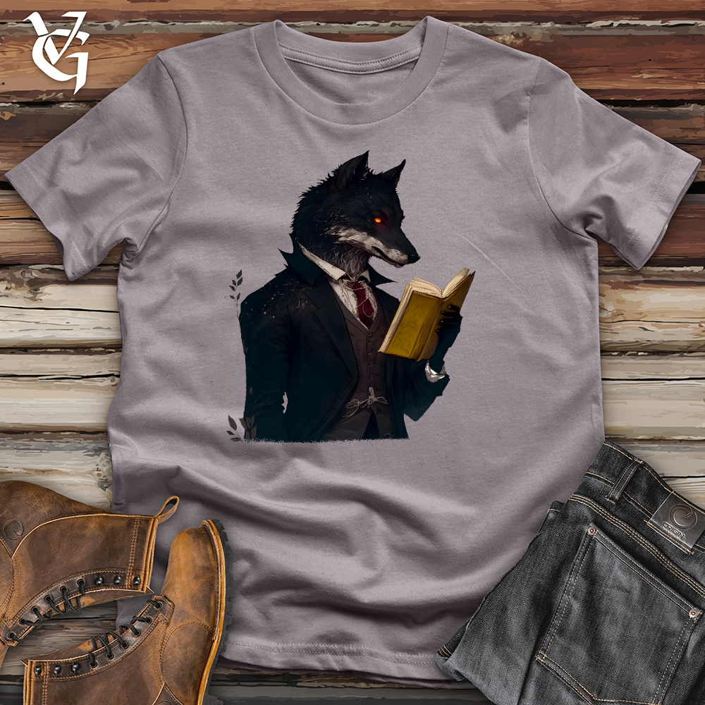 Viking Goods Wolf Scholar Cotton Tee Storm / L
