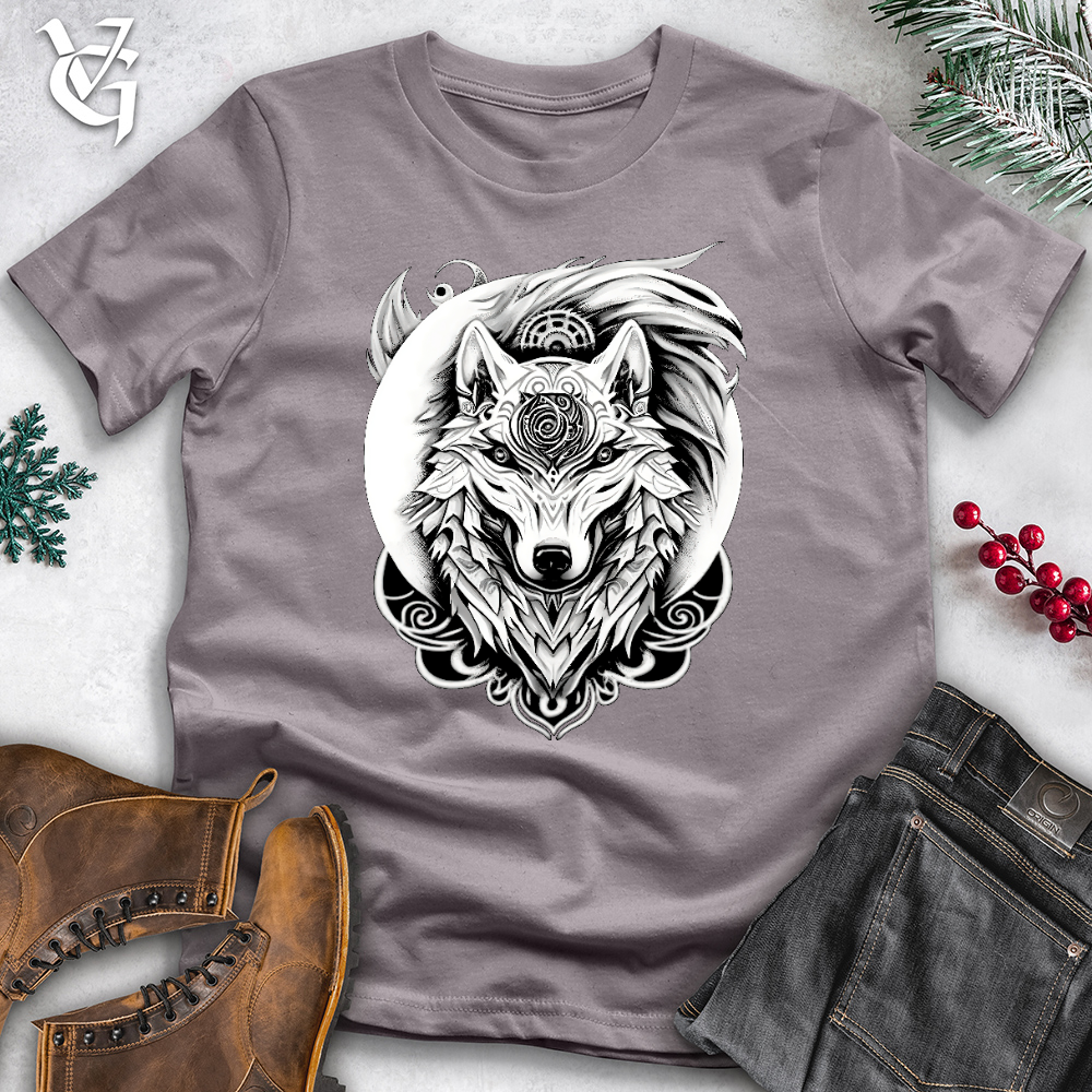 Viking Goods Wolf Swirl Cotton Tee Storm / L