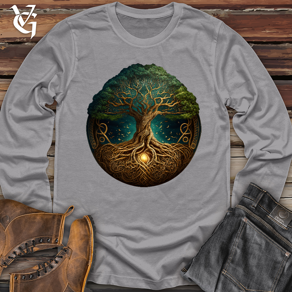 Viking Goods Yggdrasil Tree Long Sleeve Storm / L